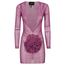 [SANTA BRAND] Long sleeve dress FW23 MINIDRESSFUCHSIA