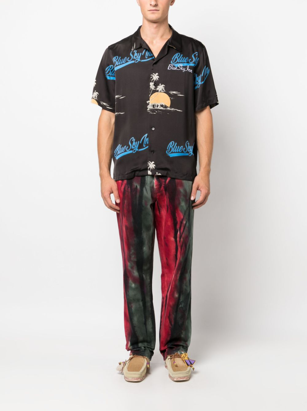 [BLUE SKY INN] Shirts Short Sleeve FW23 BS2303SH047ISLAND