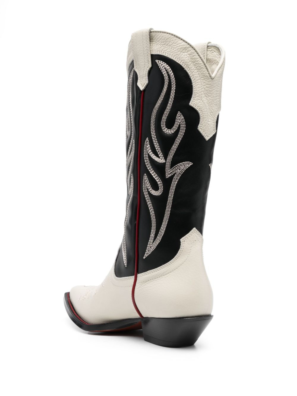 [SONORA] Long Boots FW23 SANTAFEMAXIFLOWER35VACCHETTABLACK/WHITE