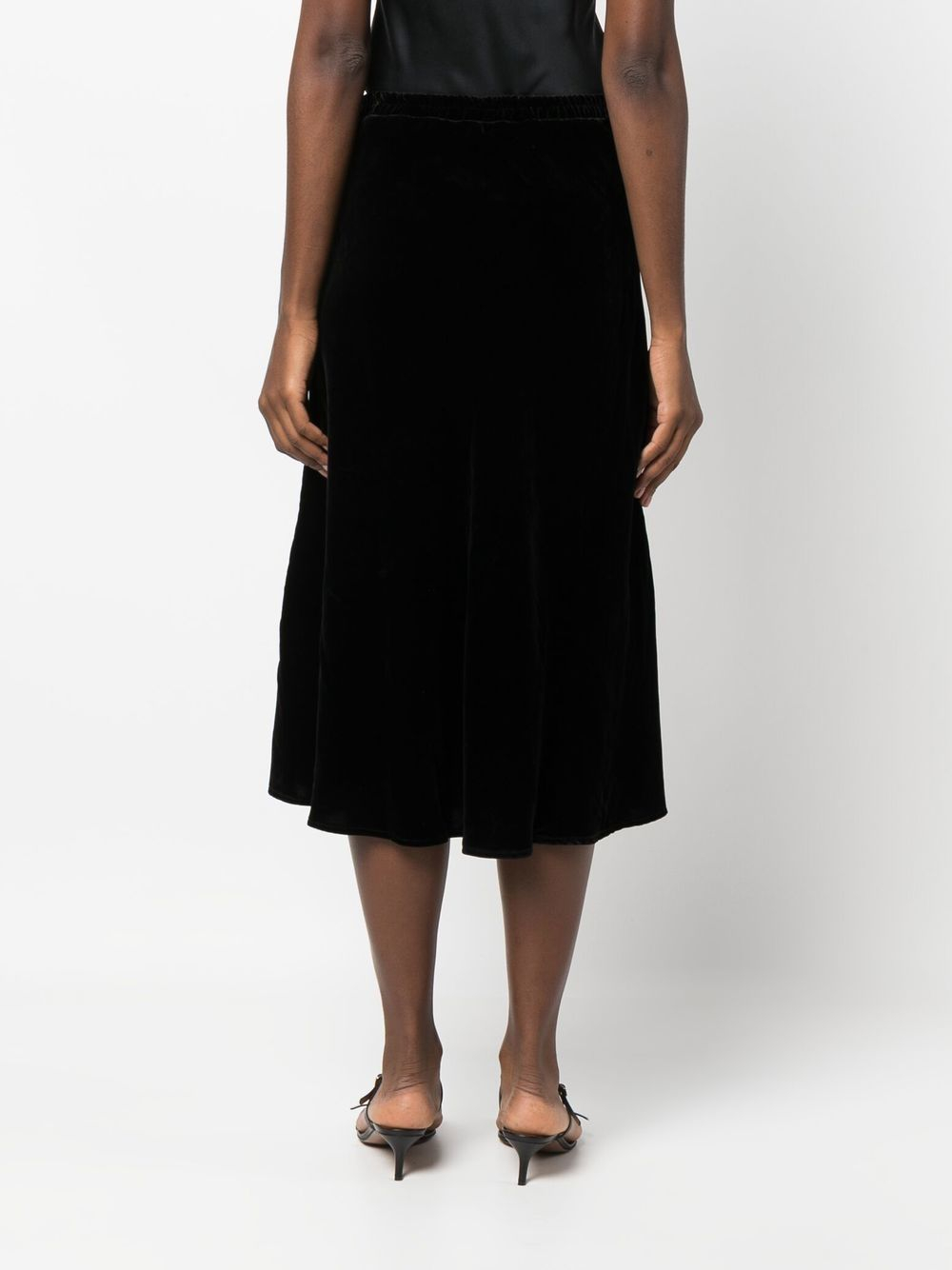 [GOLD HAWK] Midi skirt FW23 GH4676BLACK