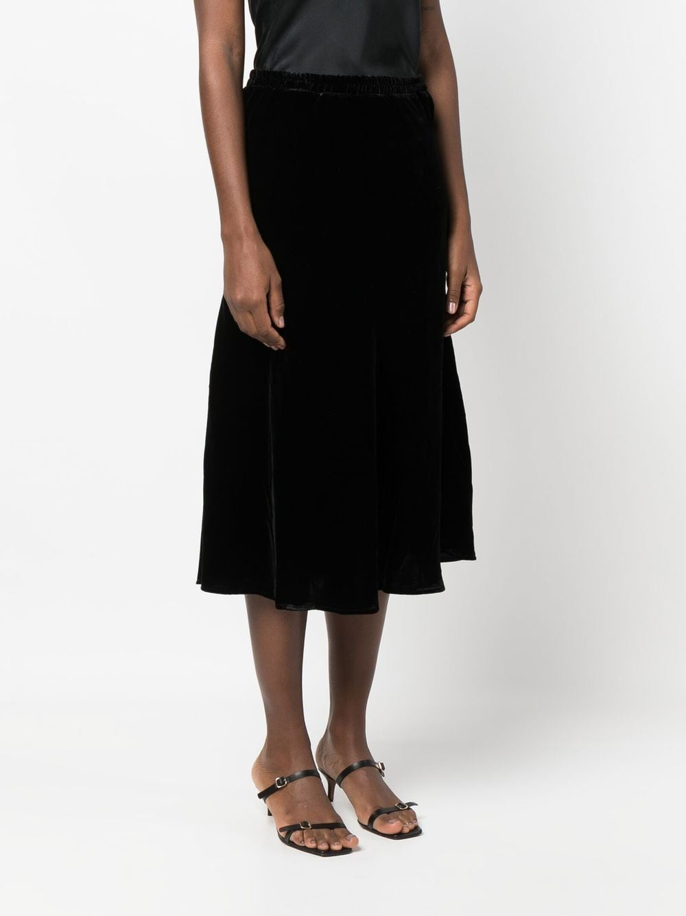 [GOLD HAWK] Midi skirt FW23 GH4676BLACK