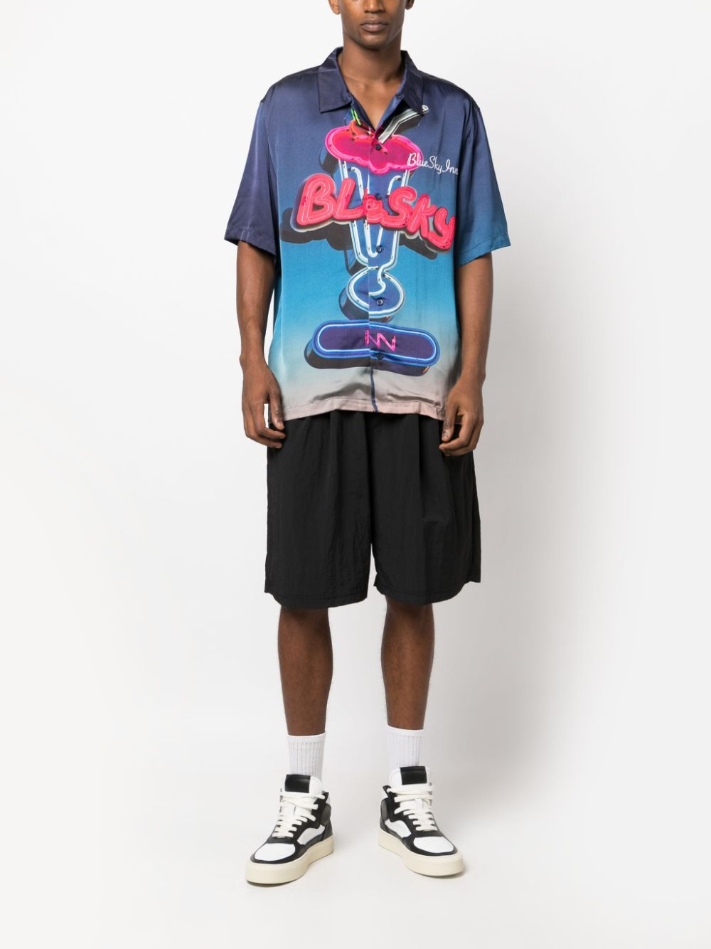 [BLUE SKY INN] Shirts Short Sleeve FW23 BS2302SH040PRINTMIL