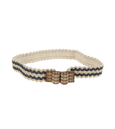 [Exquisite J] Belt SS23 CN758ECRUBLU