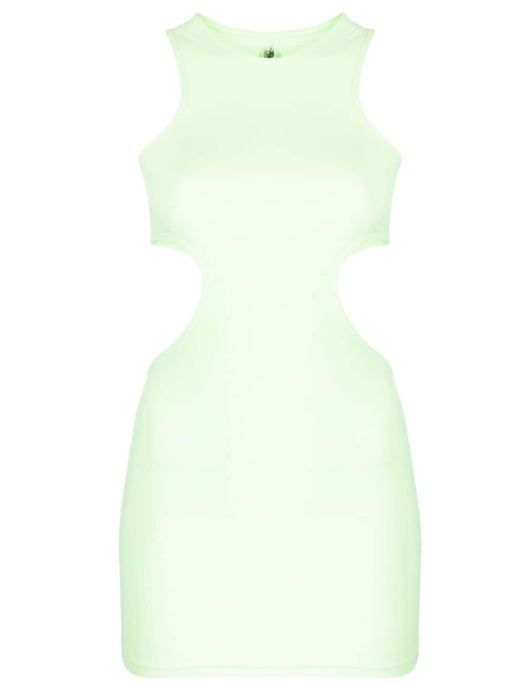 [REINA OLGA] Sleeveless dress SS23 FLIDRESSSOLIDNEONGREEN