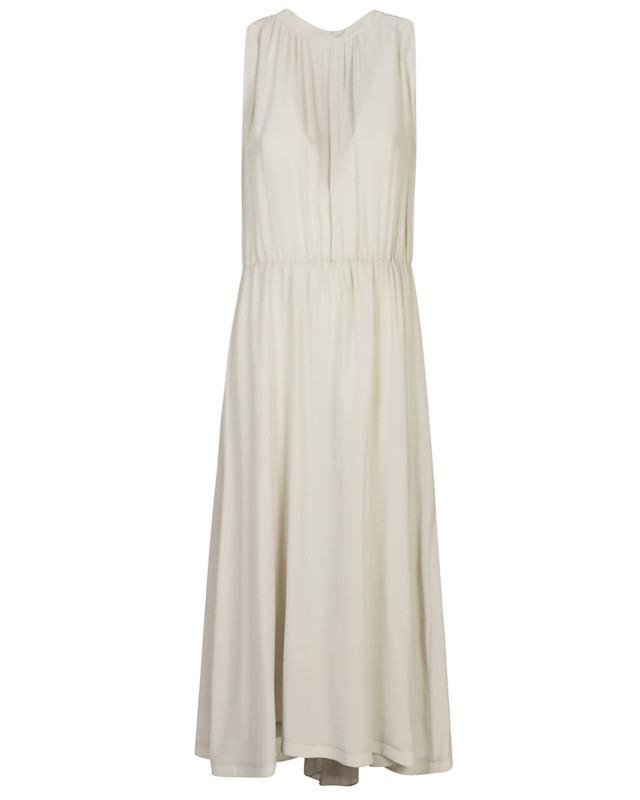 [CRIDA] Sleeveless dress SS23 BEATRICEDESTEMIDIPEARLGREY