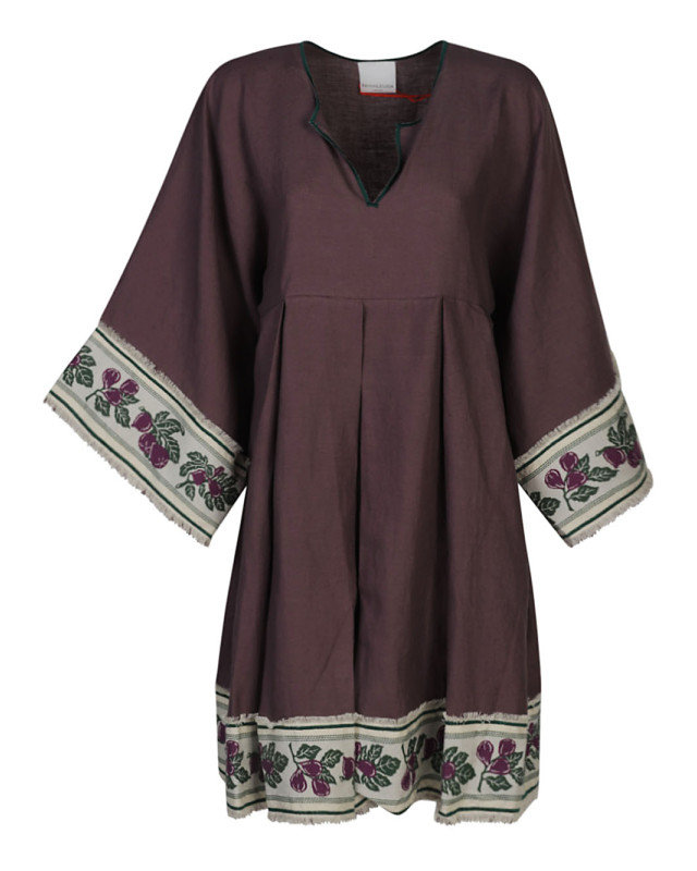 [NINALEUCA] Long sleeve dress SS23 SYLVASHORTPURPLE