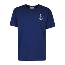 [LA PAZ] T-shirts Short Sleeve SS23 DANTASLOGOBLU/ECRU