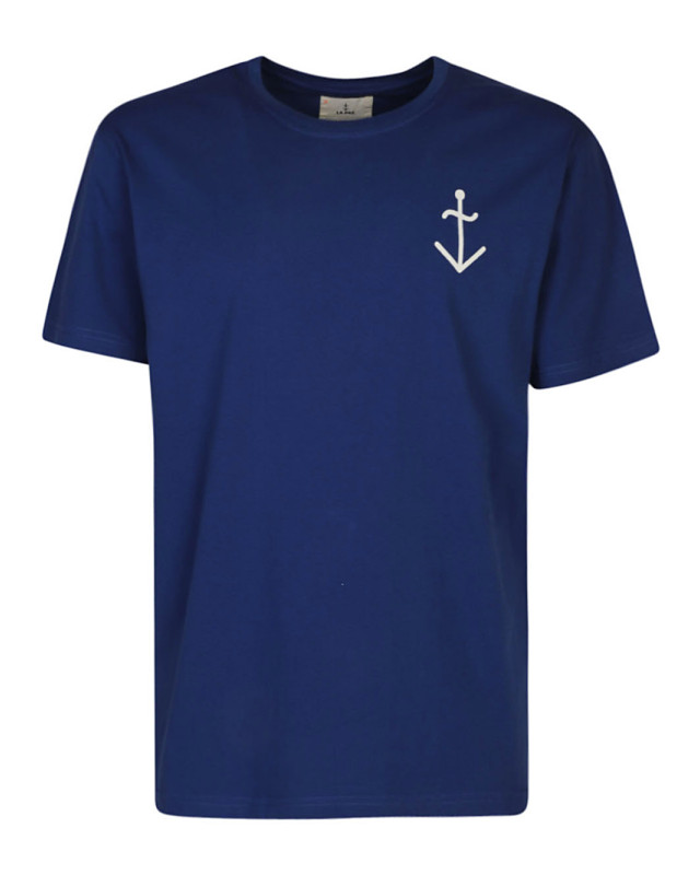 [LA PAZ] T-shirts Short Sleeve SS23 DANTASLOGOBLU/ECRU