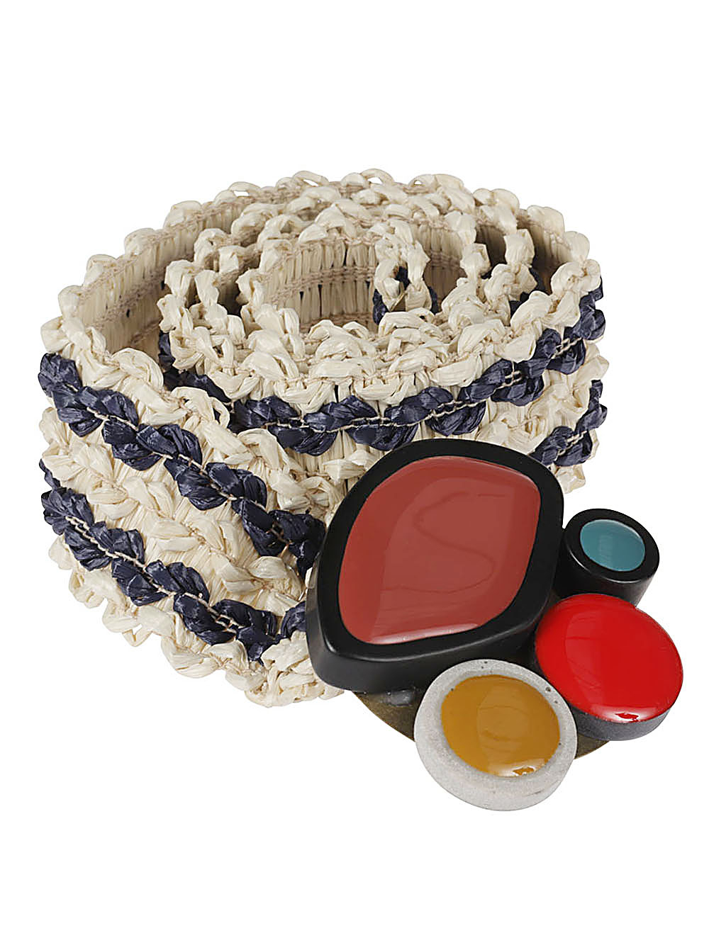 [Exquisite J] Belt SS23 CN748ECRUBLU