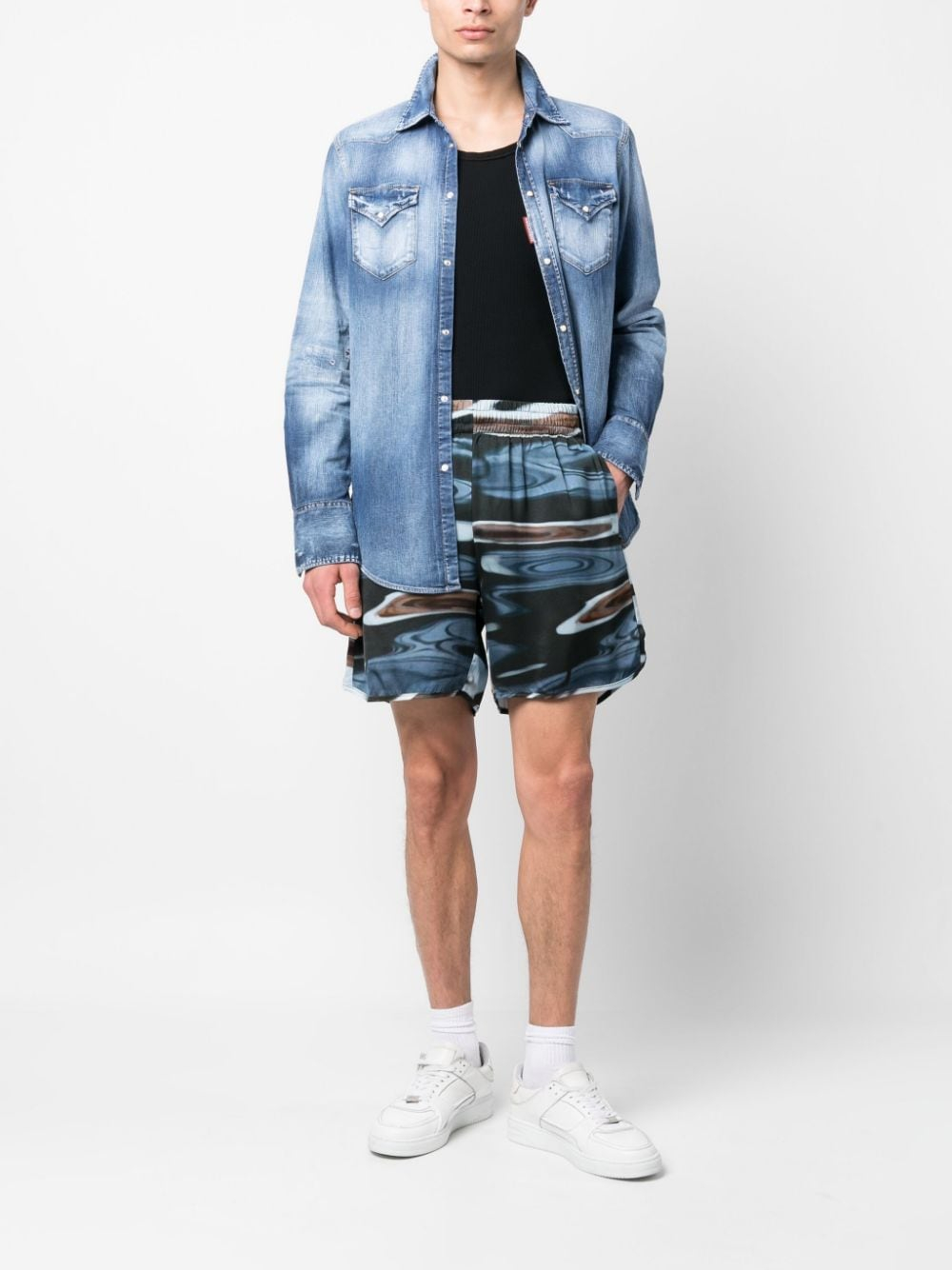 [BLUE SKY INN] Shorts SS23 BS2203ST011PRINTNHT