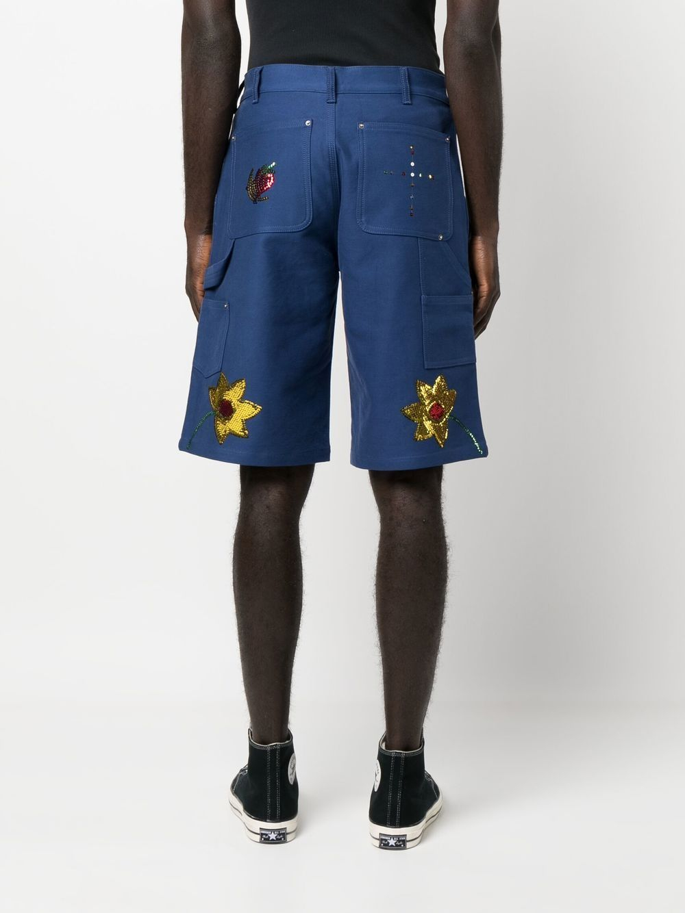 [SKY HIGH FARM WORKWEAR] Shorts SS23 SHF03P011BLUE