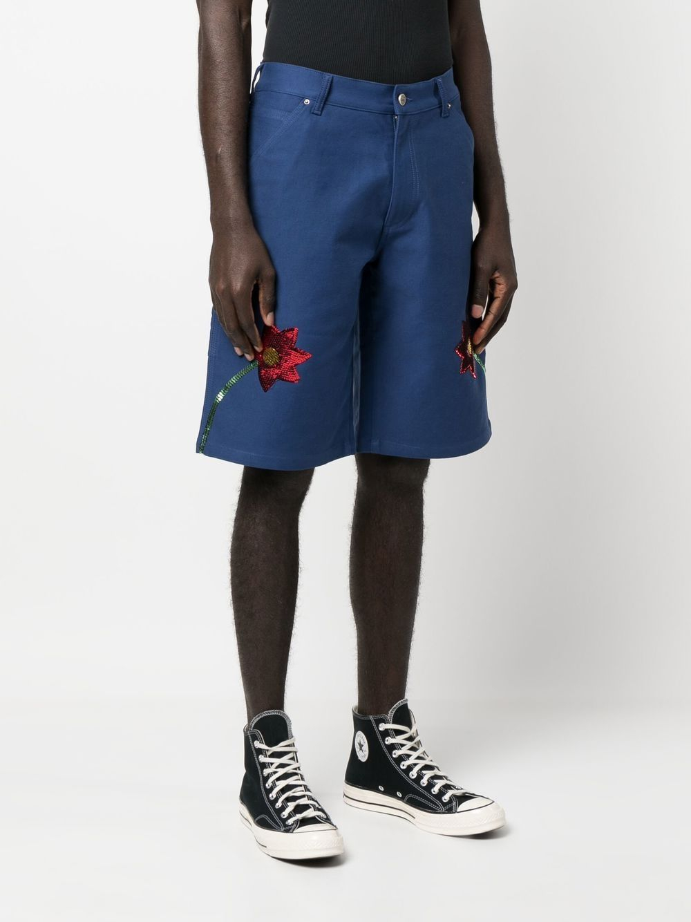 [SKY HIGH FARM WORKWEAR] Shorts SS23 SHF03P011BLUE