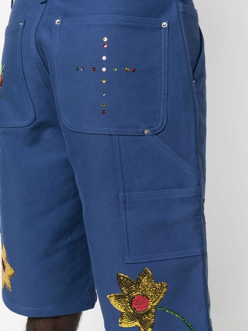 [SKY HIGH FARM WORKWEAR] Shorts SS23 SHF03P011BLUE