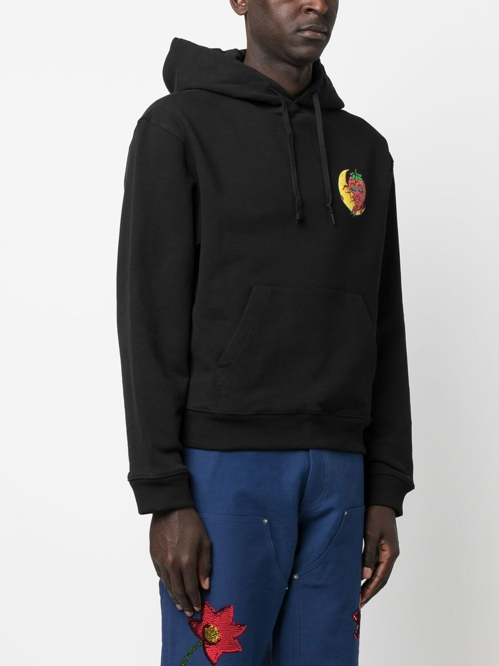 [SKY HIGH FARM WORKWEAR] Hoodie SS23 SHF03T032BLACK