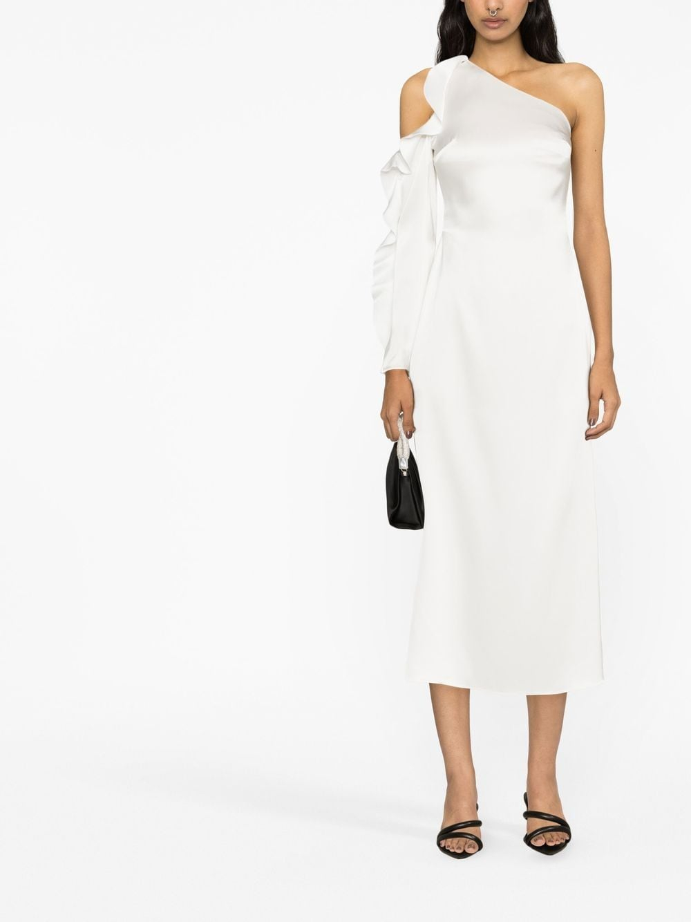 [David Koma] Long sleeve dress SS23 DK09DWHITE