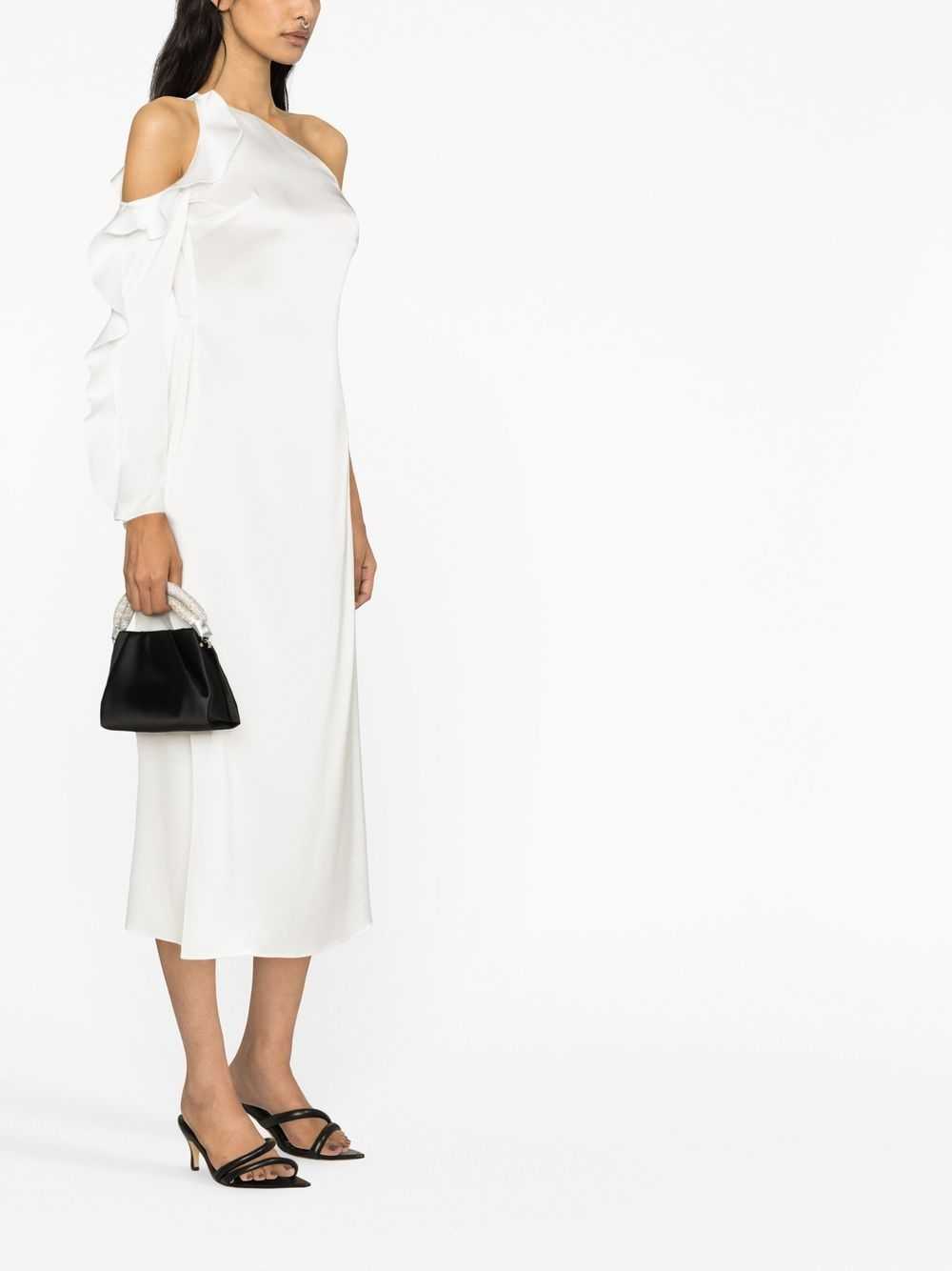 [David Koma] Long sleeve dress SS23 DK09DWHITE