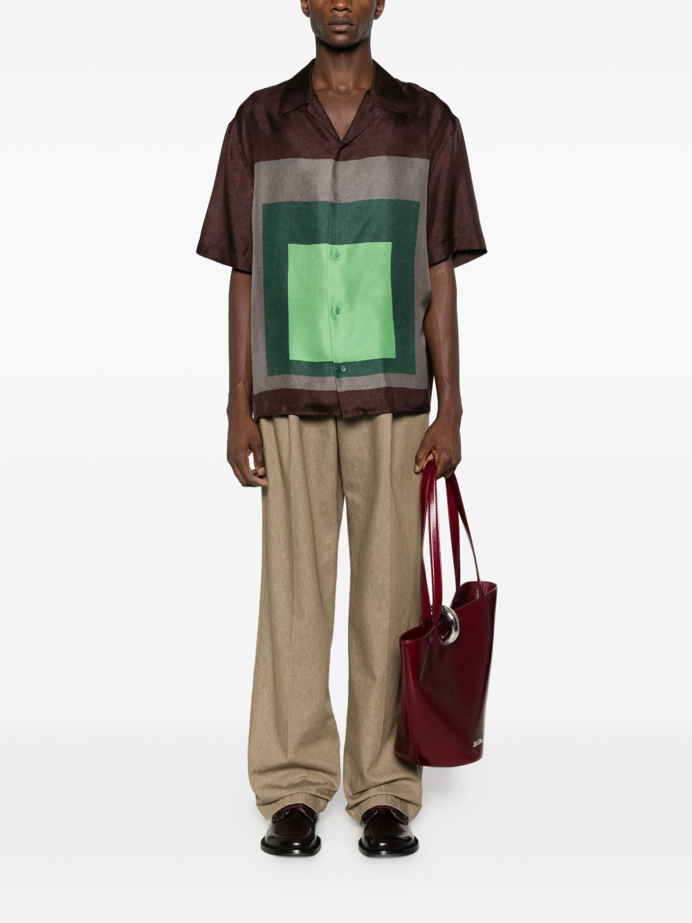 [Loewe] Shirts Short Sleeve FW25 H526Y05XAD6843
