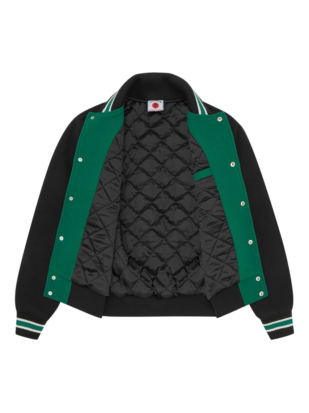 [ICECREAM] Bomber Jacket FW25 IC25302GREEN/BLACK