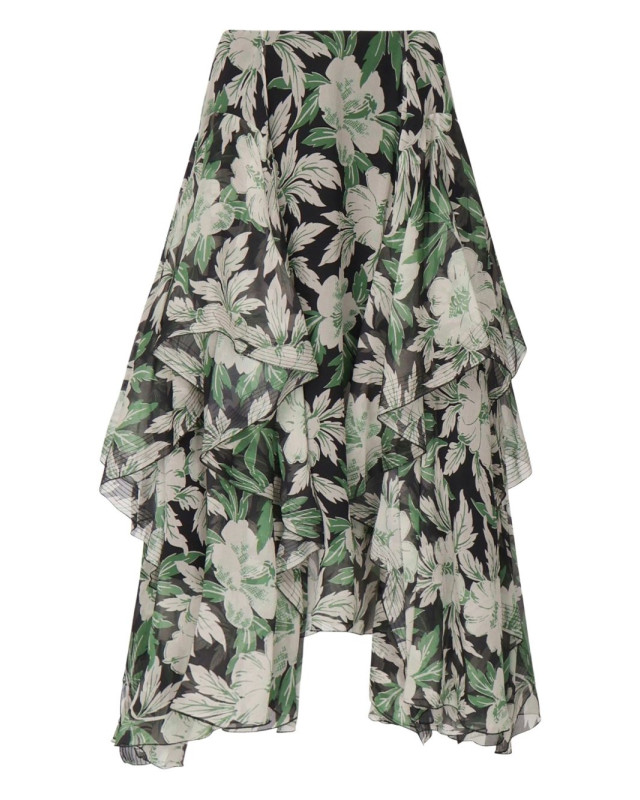 [Loewe] Midi skirt SS25 S540Y08XBG9990