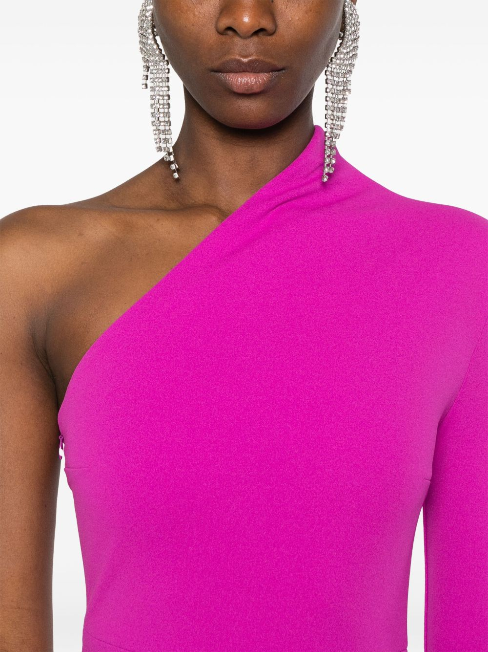 [Solace London] Long sleeve dress SS25 OS43024FUCHSIA