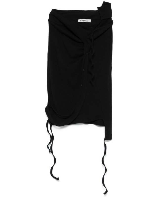[Ottolinger] Midi skirt SS25 10430010401BLK