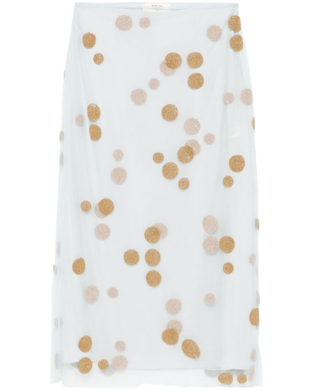 [Fendi] Midi skirt FW24 FQ7595ARUUF1PNK