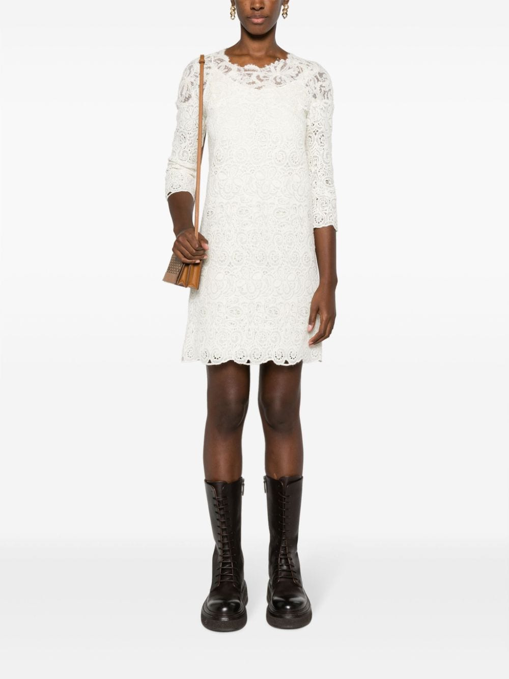 [Ermanno Scervino] Long sleeve dress FW23 D432Q335BQF14300