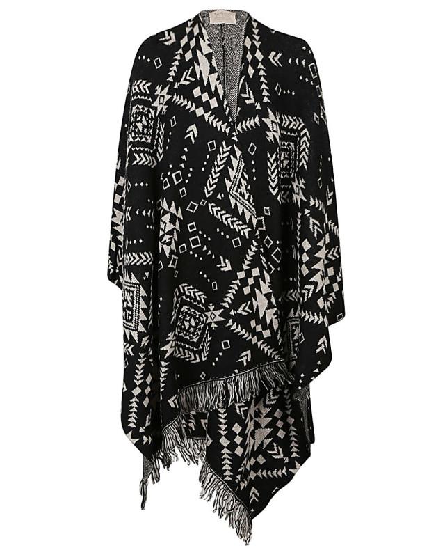 [TOOCO] Cardigan FW23 OHANABLACK