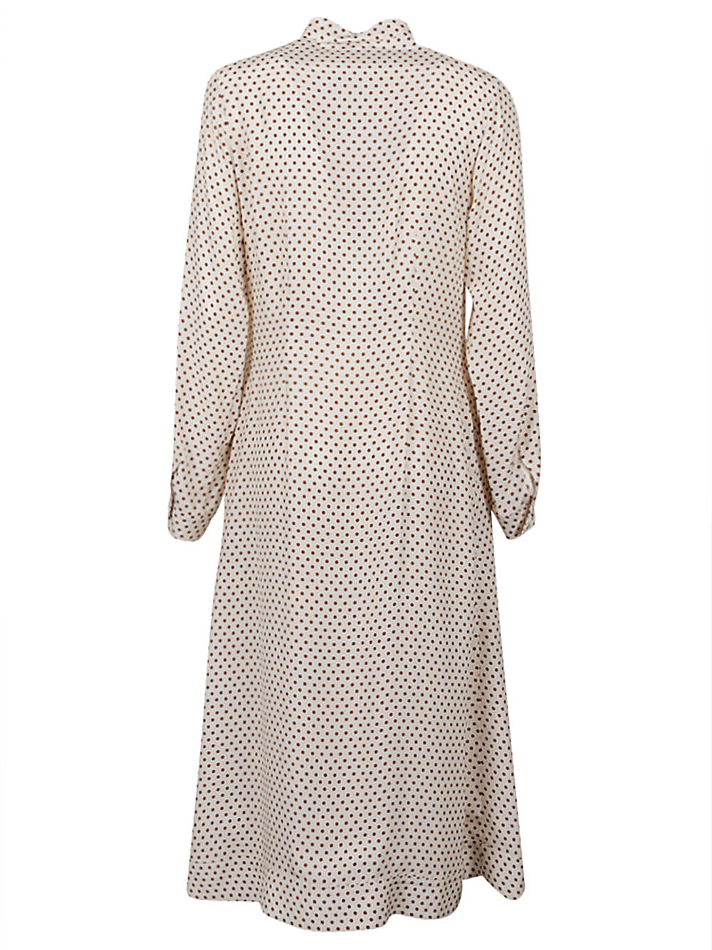 [CRIDA] Long sleeve dress FW23 ALBAMIDIDRESSOFFWHITE/CARAMELPOIS