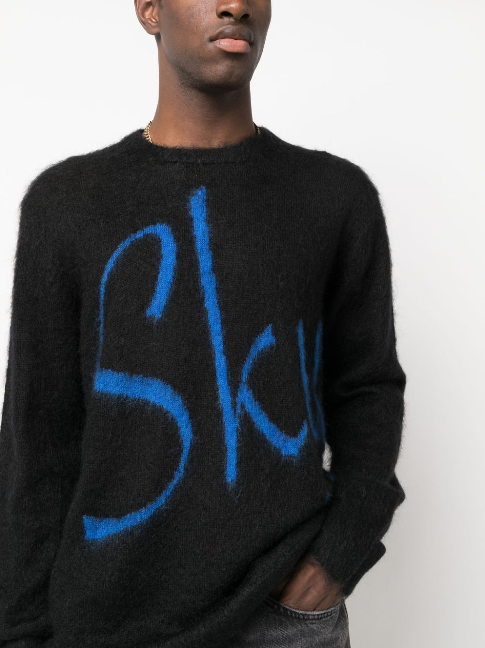 [BLUE SKY INN] Knitwear FW23 BS2303KW002BLACK