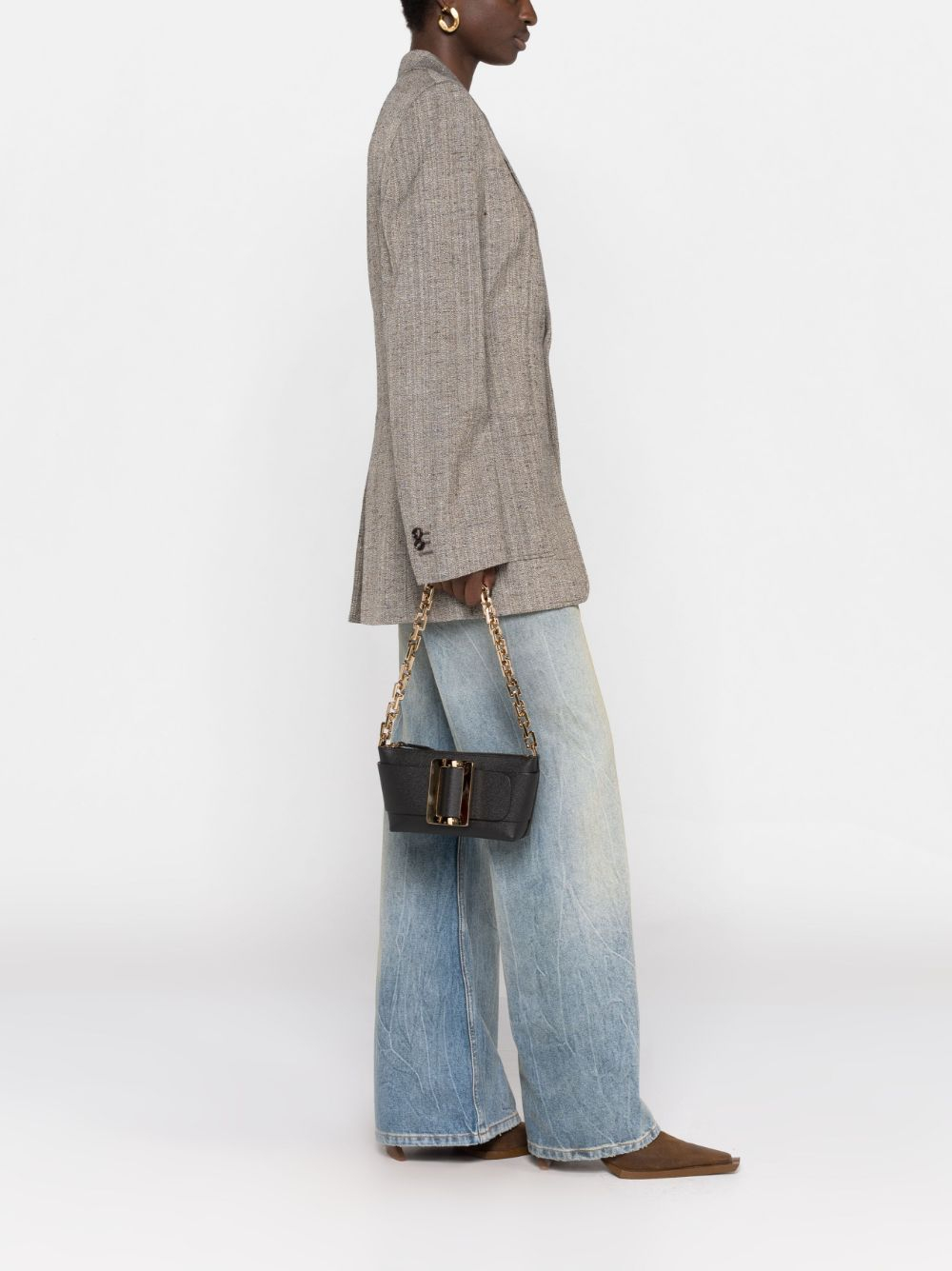 [Boyy] Clutch bag FW23 BUCKLEPOUCHETTEEPSOMCS/CSDBLACK