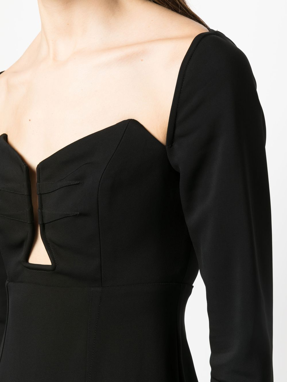 [Roland Mouret] Long sleeve dress SS23 RMRS23001XBLACK