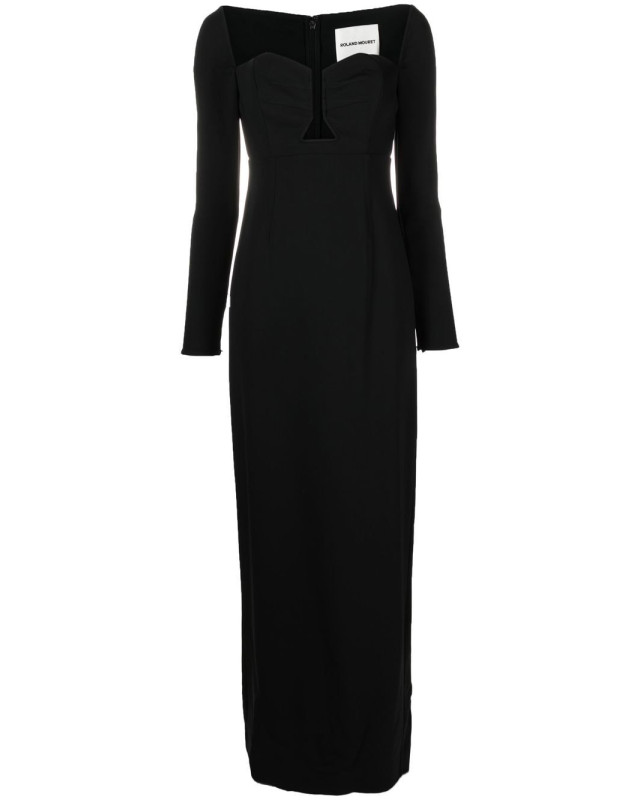 [Roland Mouret] Long sleeve dress SS23 RMRS23001XBLACK