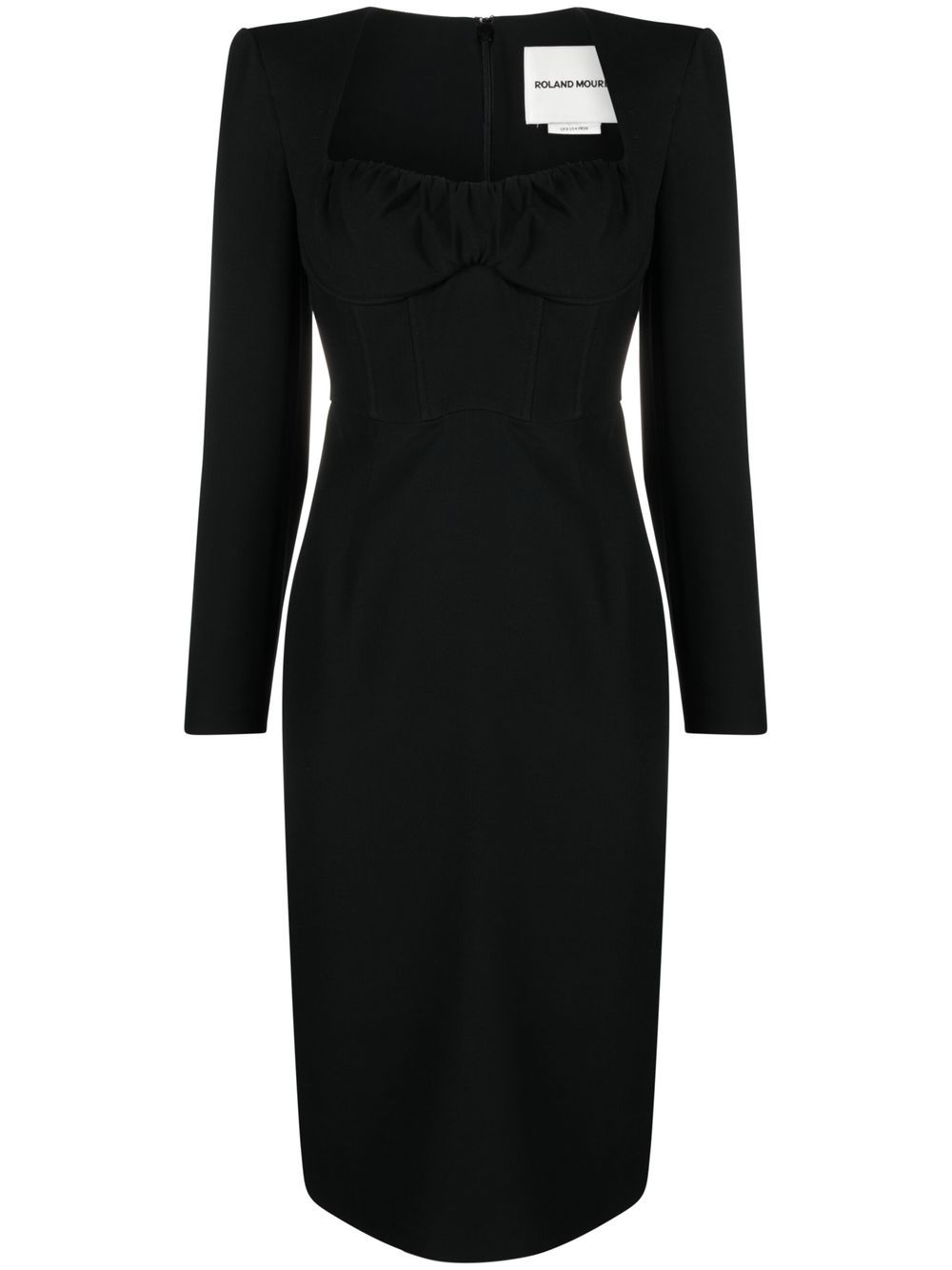 [Roland Mouret] Long sleeve dress SS23 RMRS23035MBLACK