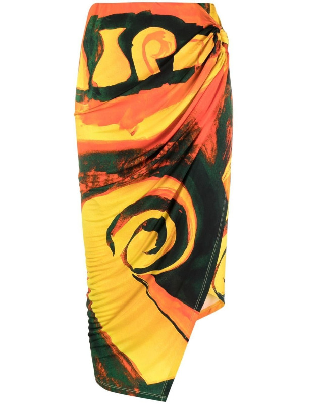 [LOUISA BALLOU] Midi skirt SS23 1151012001