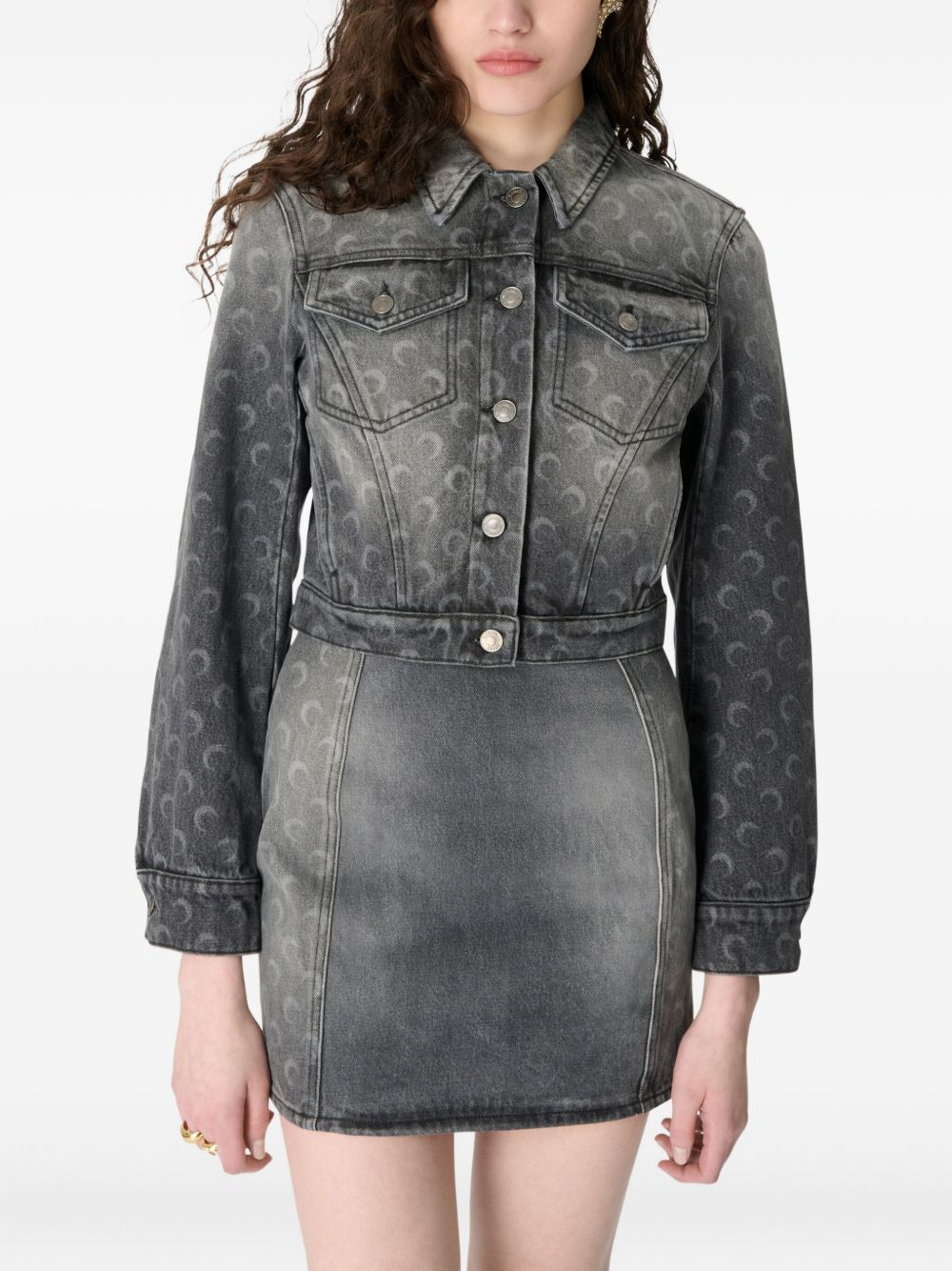 [MARINE SERRE] Denim Jacket FW25 WJA041BCDEN0006GR90