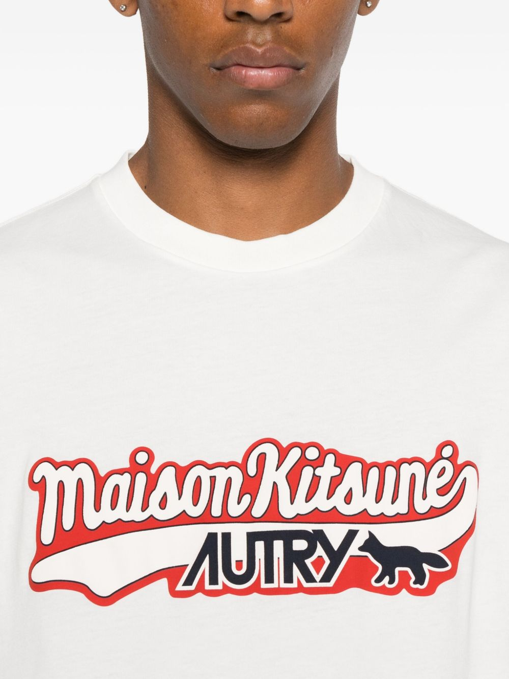 [AUTRY X MAISON KITSUNÉ] T-shirts Short Sleeve FW25 TSPXMK2W