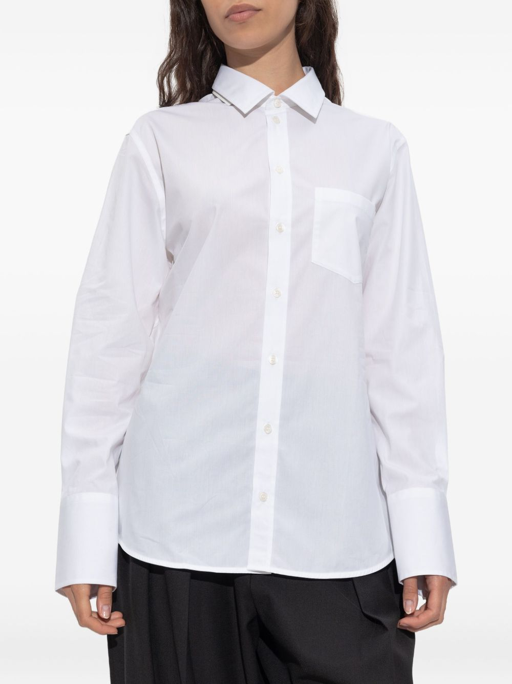 [VICTORIA BECKHAM] Shirts Long Sleeve FW25 1325WSH006459AWHITE