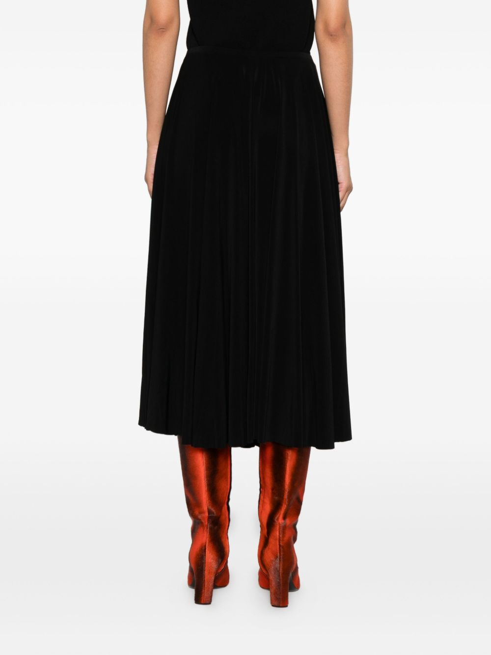 [Norma Kamali] Midi skirt FW25 KK225SPLQ42001
