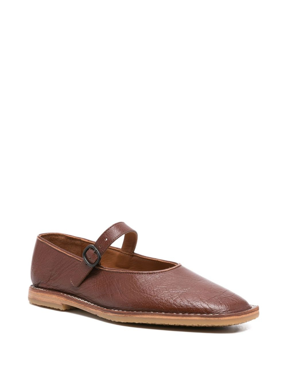 [HEREU] Flat shoes FW25 BRASSWFA25CHESTNUT