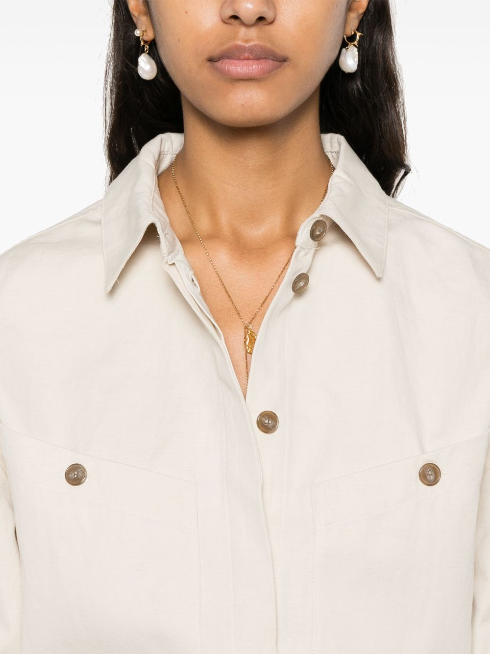 [Iro] Shirts Long Sleeve SS25 NOLANIWP18BEI37