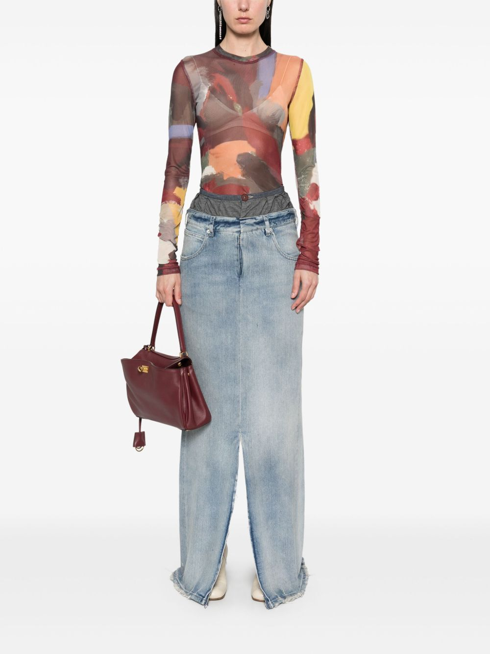 [Maison Margiela] Midi skirt SS25 S51MI0006S30383961