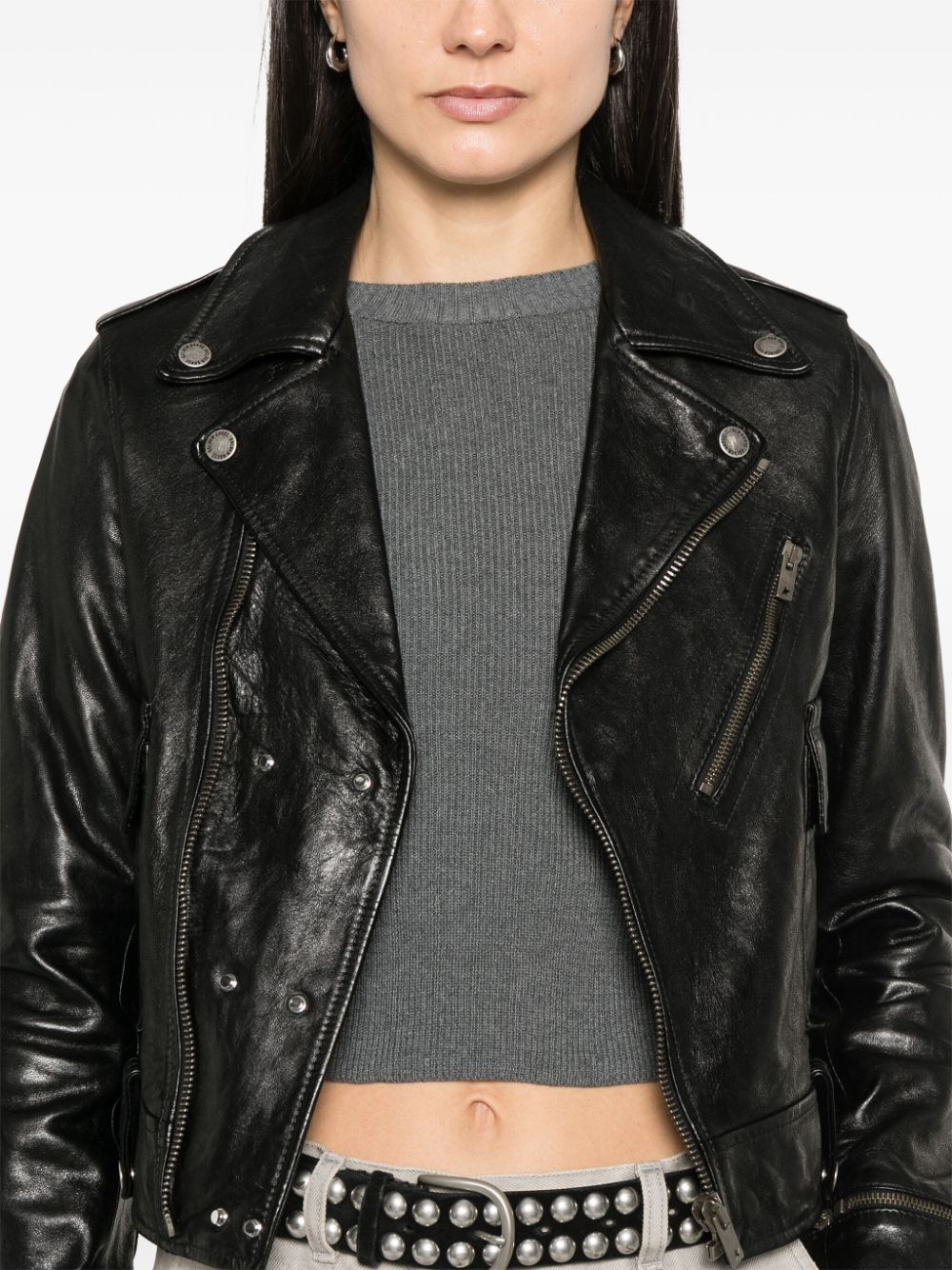 [Golden Goose] Leather Jacket SS25 GWP02137P00119590100