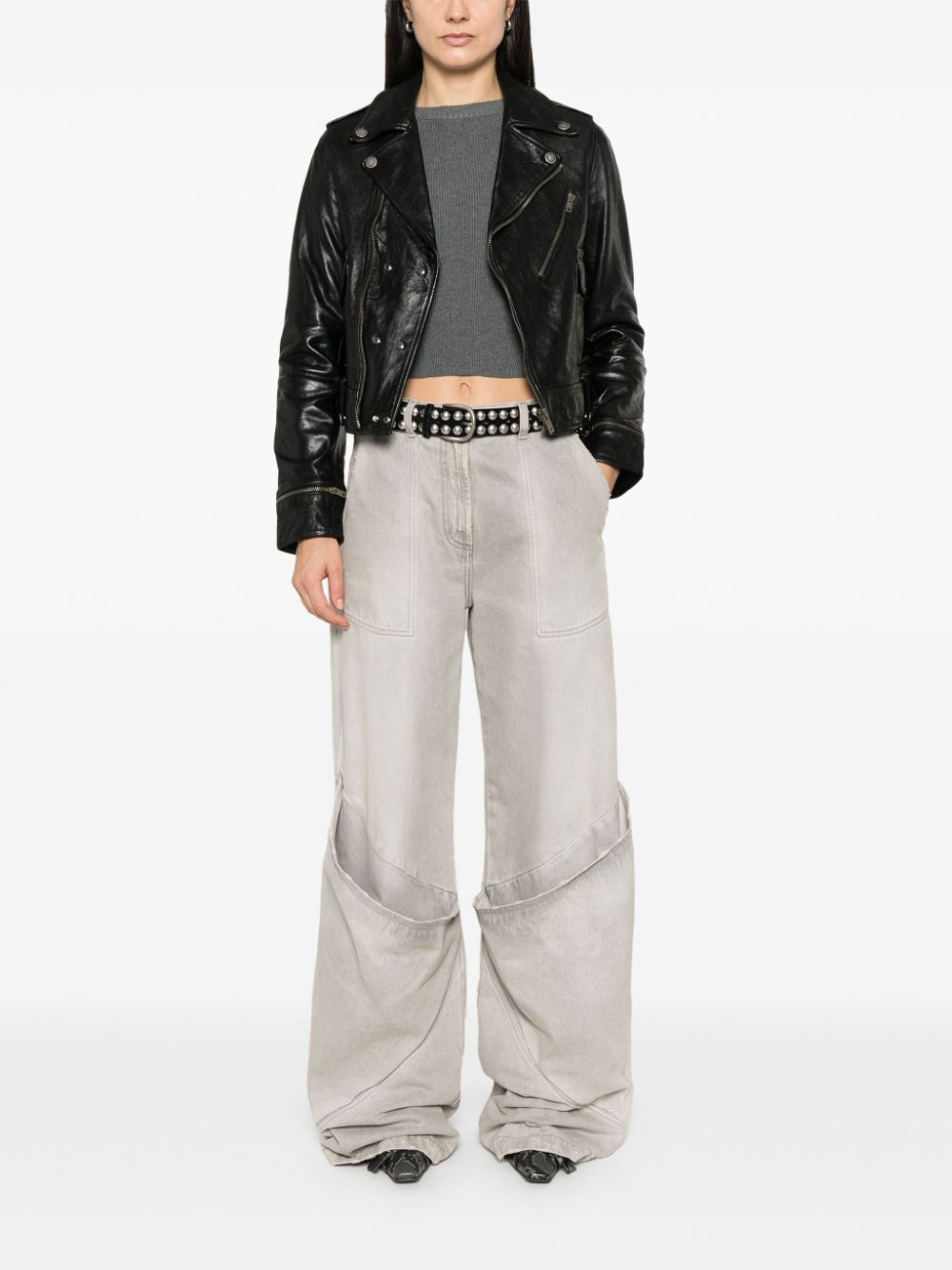 [Golden Goose] Leather Jacket SS25 GWP02137P00119590100