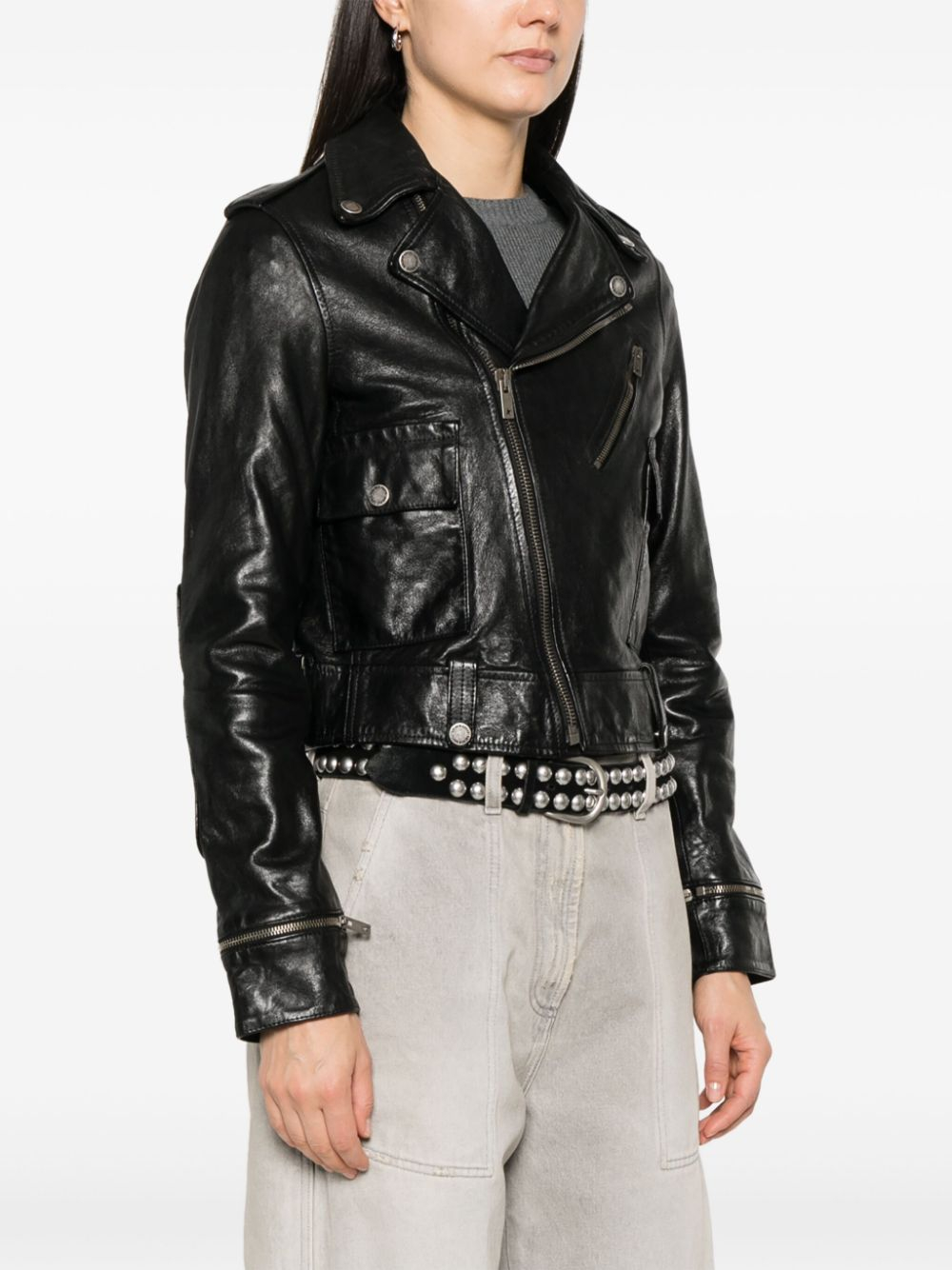 [Golden Goose] Leather Jacket SS25 GWP02137P00119590100