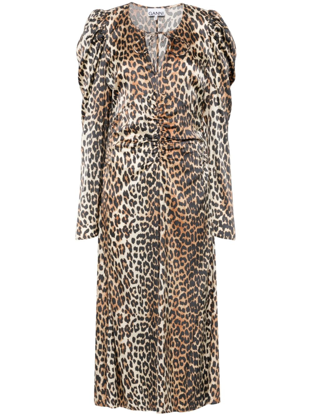 [GANNI] Long sleeve dress SS25 W0330943