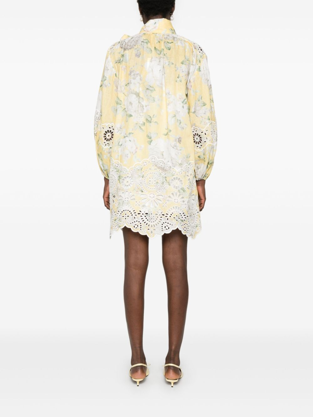 [Zimmermann] Long sleeve dress SS25 0797DRS252YFL