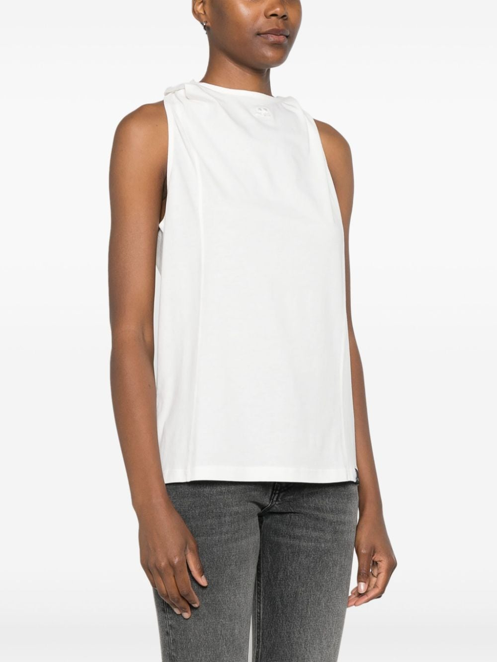 [Courreges] T-shirts Sleeveless FW24 424JDE091JS01750001