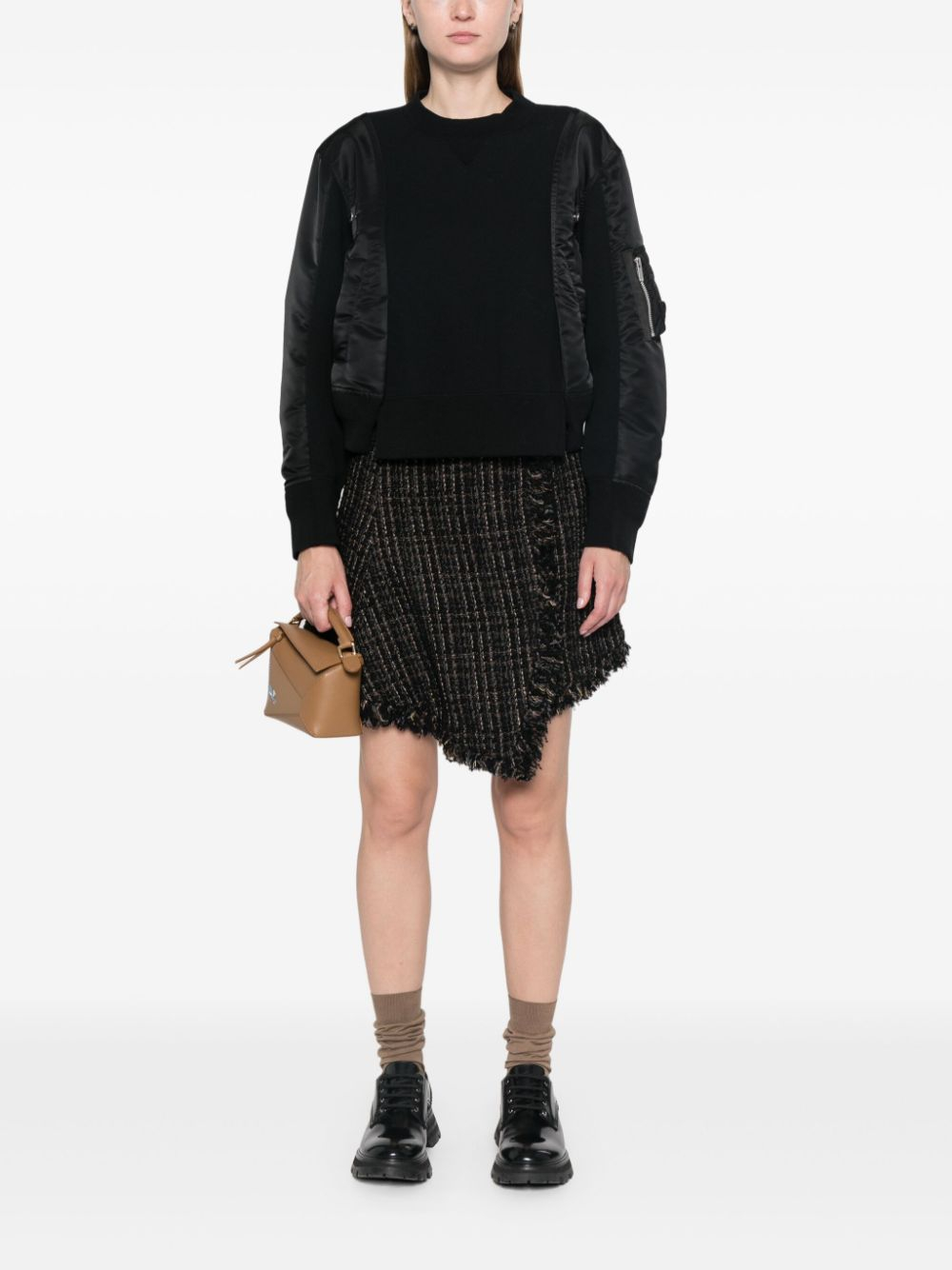 [Sacai] Midi skirt FW24 24-07445014