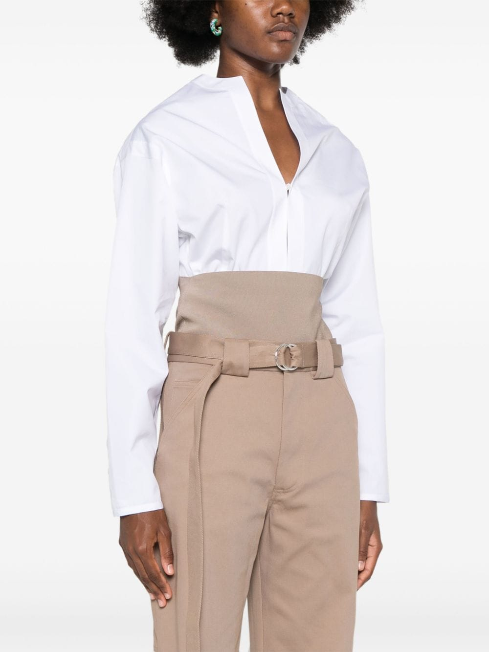 [Alaia] T-shirts Long Sleeve FW24 AA9C09536T611000